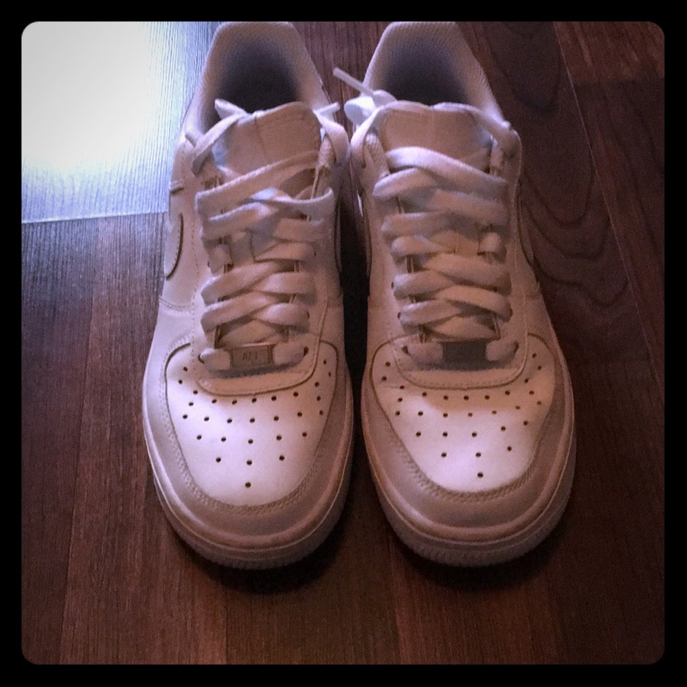 Nike Air Force One white sneakers